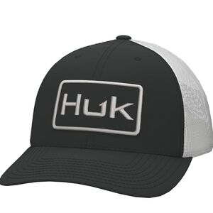 Huk Black and White Trucker Hat
